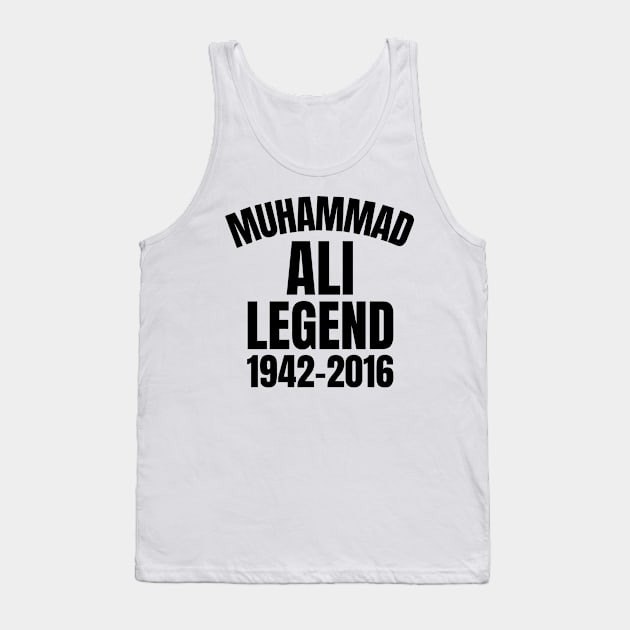 muhammad ali legend 1942-2016 Tank Top by ROADNESIA